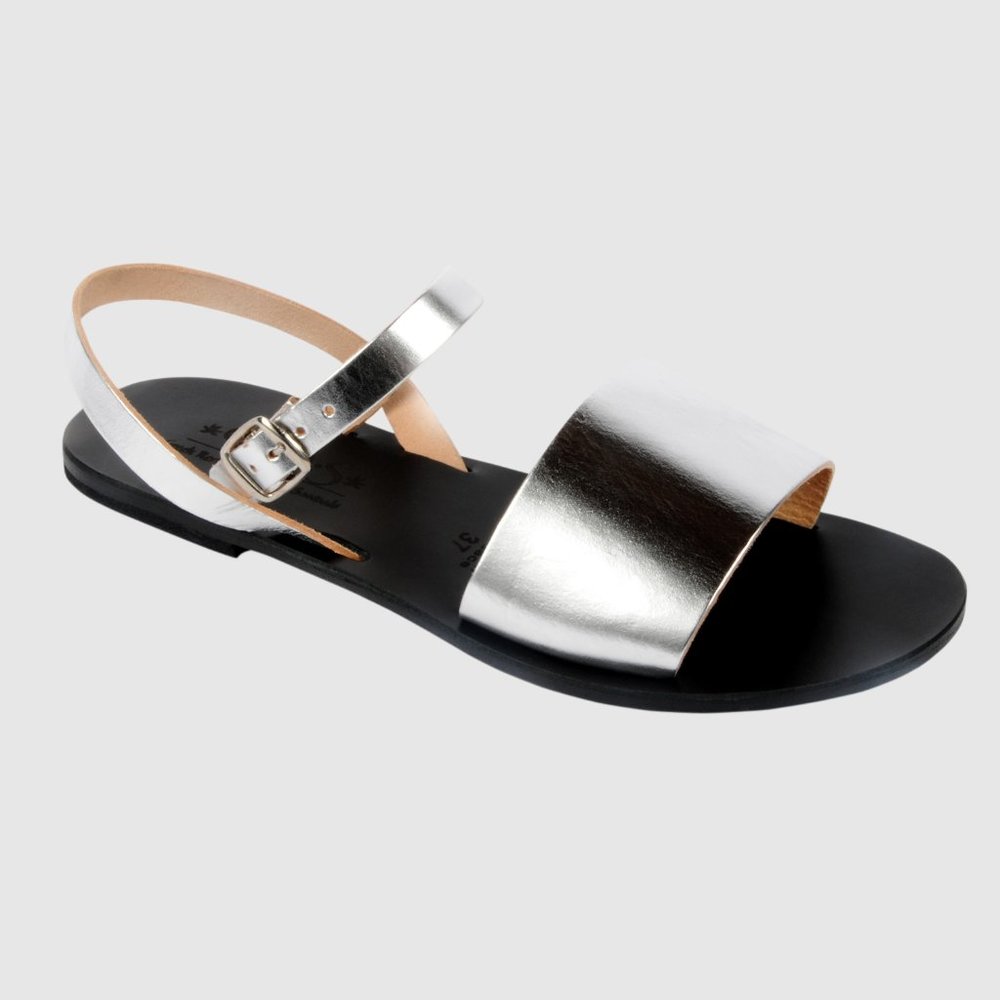 Greek Leather Sandal: Fano